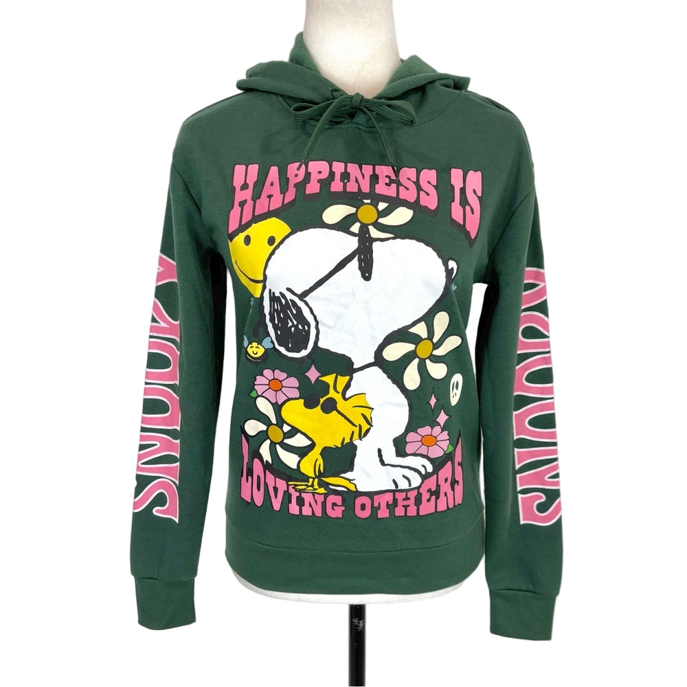 Peanuts green Snoopy hoodie, NWT
